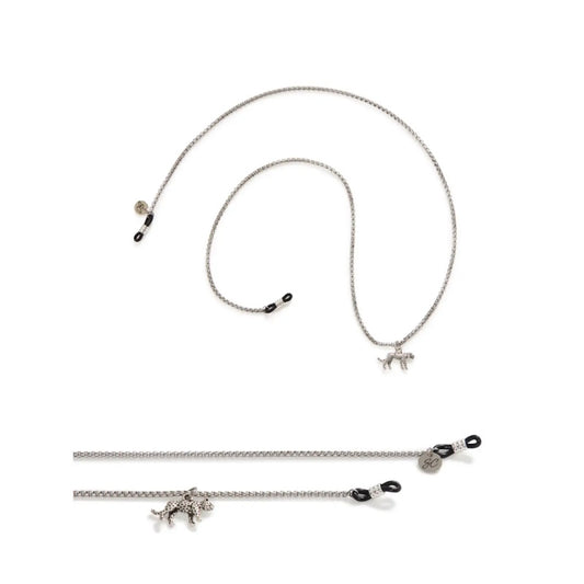 Sunny Cords Jaguar Silver Glasses Chain
