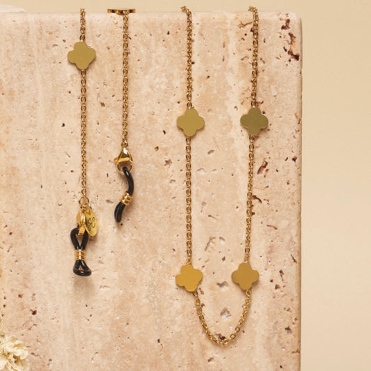 Sunny Cords Ruby Glasses Chain / Gold
