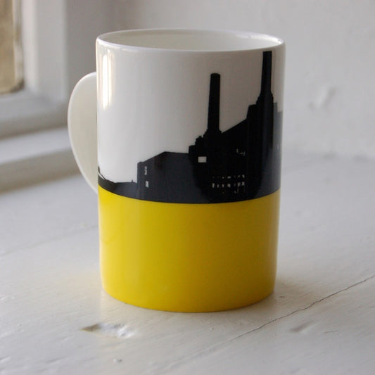 The Art Rooms Bone China Mug Battersea Power Station