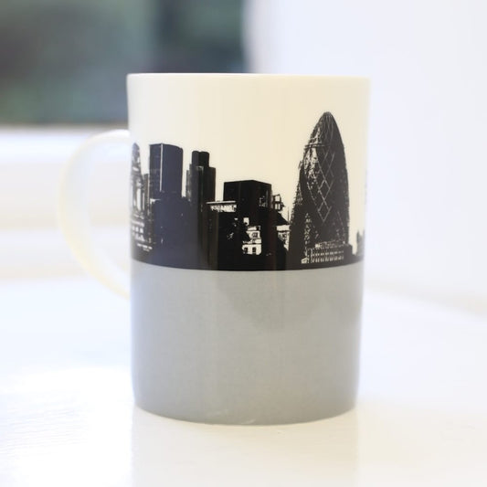 The Art Rooms Bone China Mug / Gherkin