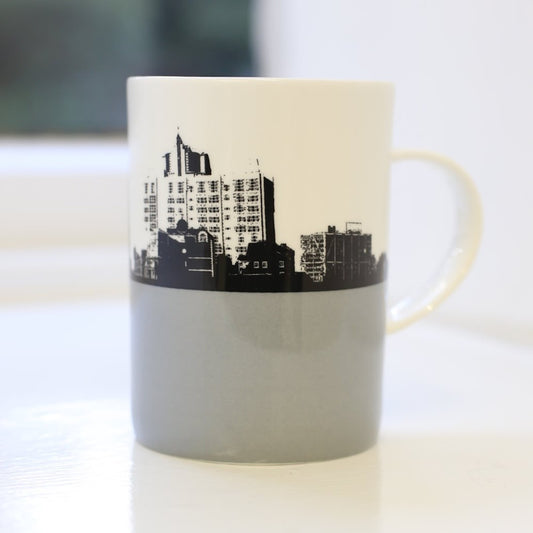 The Art Rooms Bone China Mug / Gherkin