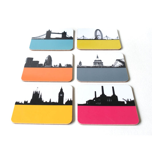 The Art Rooms Cityscape Coaster