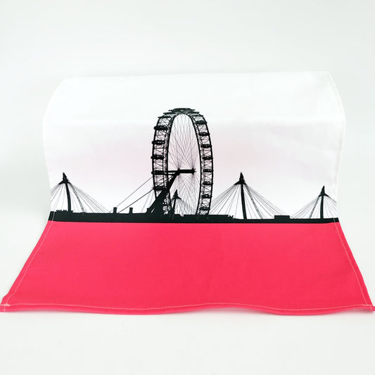 The Art Rooms Cotton Tea Towel / London Eye