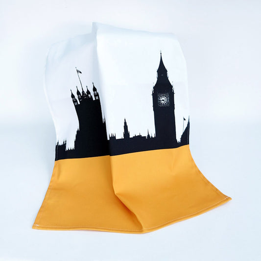 The Art Rooms Cotton Tea Towel / London Houses Of Parliament