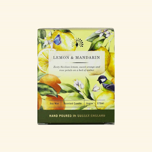 The English Soap Company Scented Candle / Lemon and Mandarin