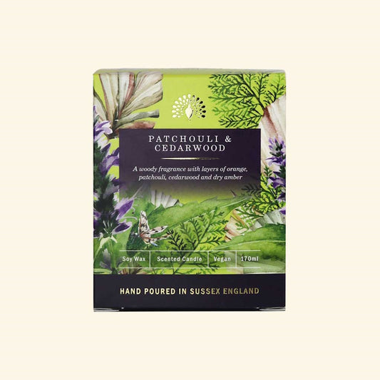 The English Soap Company Scented Candle Patchouli and Cedarwood