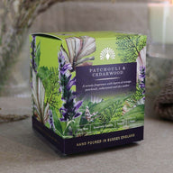 The English Soap Company Scented Candle Patchouli and Cedarwood