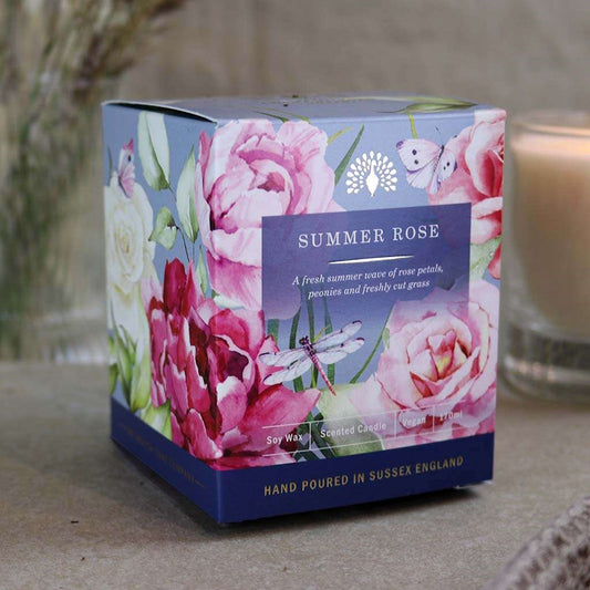 The English Soap Company Scented Candle Summer Rose