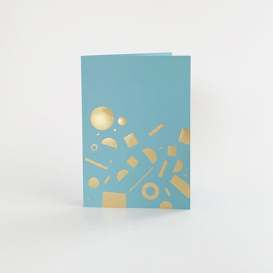 Tom Pigeon Scatter Brass Card Sky