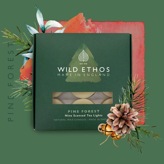 Wild Ethos Pine Forest Scented Tealights / Box of 9