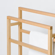 Wireworks Towel Rail Grande in American White Oak