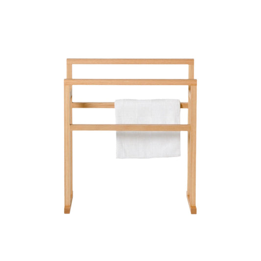 Wireworks Towel Rail Grande in American White Oak