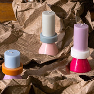 Stack colourful candles by Yod&Co