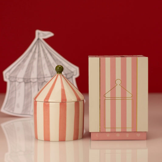 Zesty Lemons Carnival Illusionist Pink Scented Candle Fig and Neroli