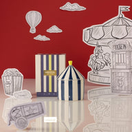 Zesty Lemons Carnival Navy Magician Scented Candle Oud and Leather