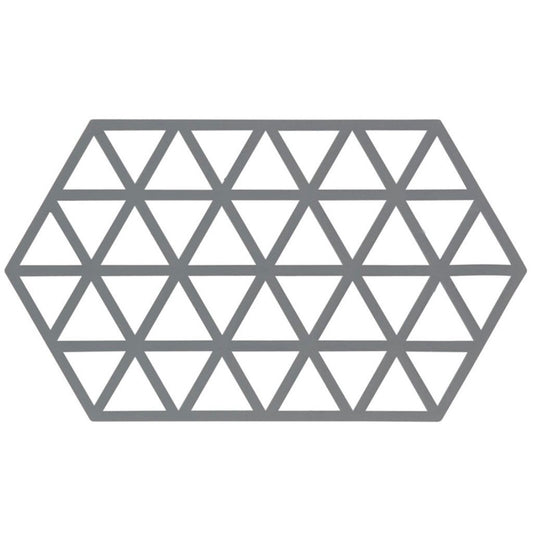 Zone Denmark Large Trivet - Triangles / Grey