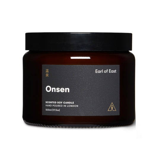 Earl of East Soy Wax Scented Candle 500ml [17.5oz] / Onsen