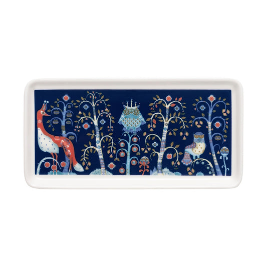 iittala Taika Rectangle Plate 12x24cm Blue