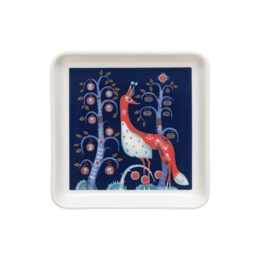 iittala Taika Square Plate 12x12cm Blue