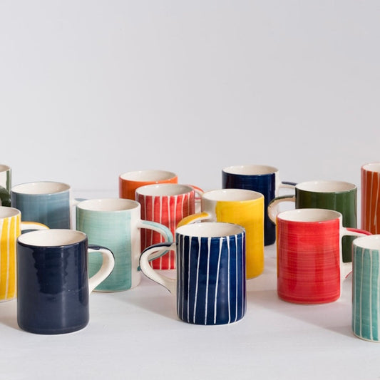 Musango Handmade Espresso Cups in assorted colours and patterns