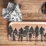 Nordic Tray The Forest 27 x 13cm Handmade by Muurla