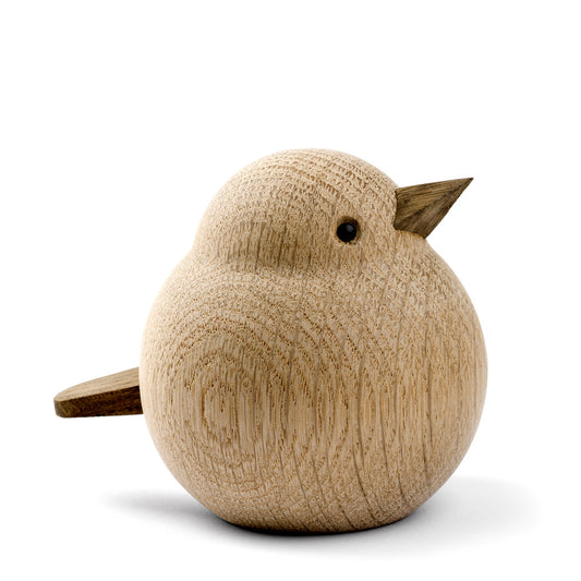 Wooden Mama Sparrow handcrafted from Natural Oak by Kristian Jakobsen for novoform