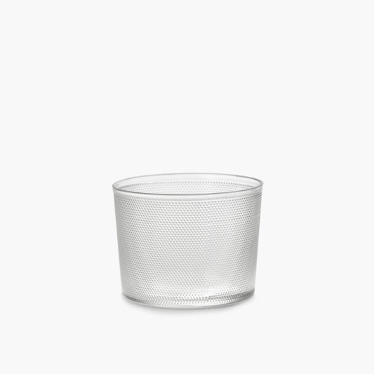 Ribbed clear glass small La Nouvelle Table by Merci for Serax