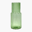 Vase Green Transparent Glass Waves 05 by Ruben Deriemaeker for Serax