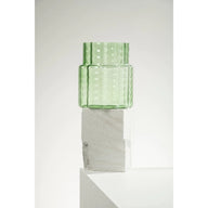 Vase Green Transparent Waves 04 by Ruben Deriemaeker for Serax