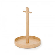 Cook House Round Condiment Tray in Natural Oak by Wireworks