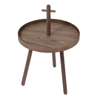 Pick me up side / coffee table American walnut by Wireworks