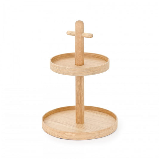 Cook House Two Tier Fruit and Condiment Stand / Natural Oak by Wireworks